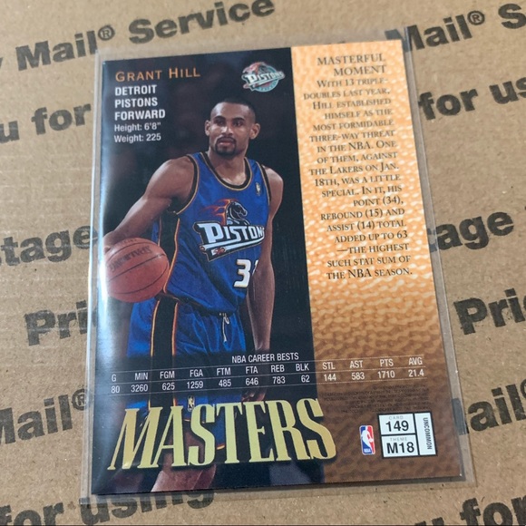 Grant Hill Topps Finest Card - Picture 6 of 6